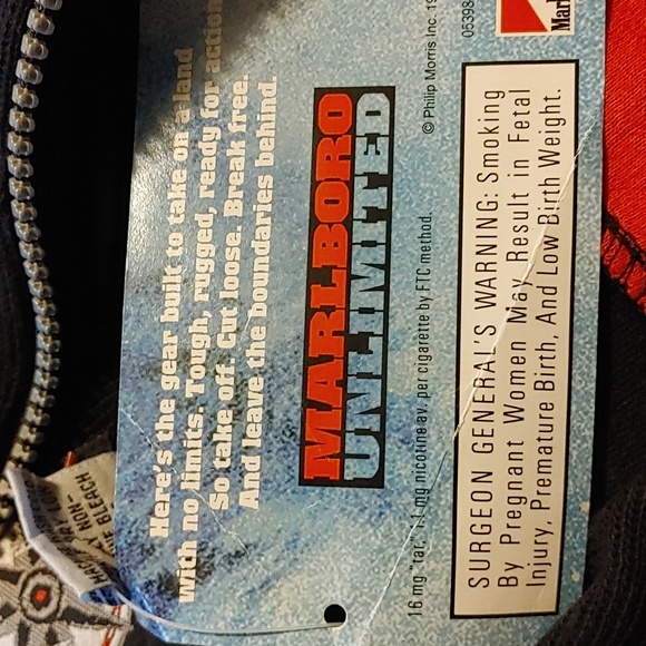 Marlboro Unlimited quarter zip sweater vintage size XL NWT - Picture 6 of 6